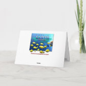 Parrotlet Pals Pacific Blue Birds Carte de voeux (Dos)