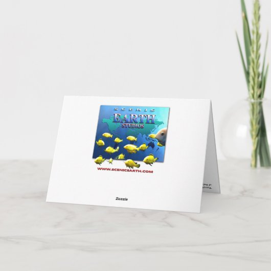 Parrotlet Pals Pacific Blue Birds Carte de voeux (Dos)