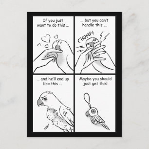 Parrots beet briefkaart