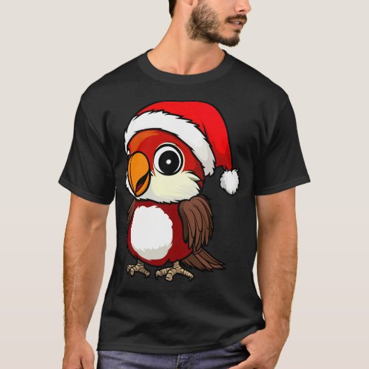 Parrots Christmas T-Shirt (Voorkant)
