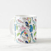 Parrots en toos koffiemok (Voorkant links)