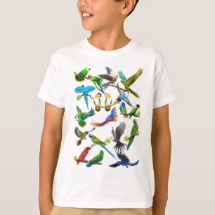 Parrots Galore T-shirt