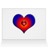 PARROTS HYPER / ARA ROUGE ET BLEU Saint-Valentin (Intérieur Horizontal (Haut))