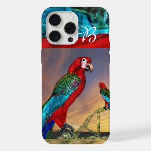 PARROTS HYPER / MONOGRAMME ARA ROUGE