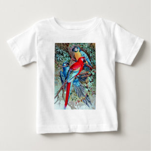 Parrots macaw Wilde vogels kleurig schilderij