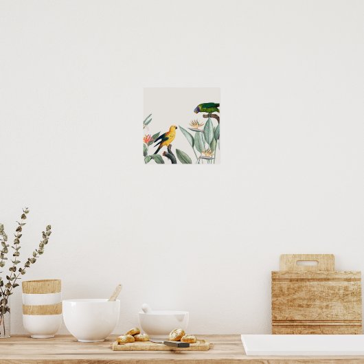 Parrots Poster (Keuken)