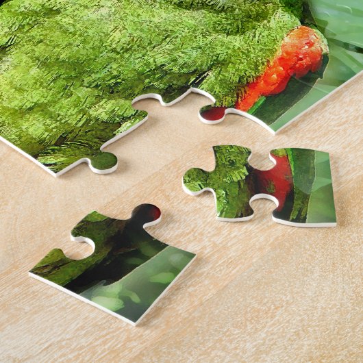 Parrots - Vogels van een doezelaar Legpuzzel (Zijkant)