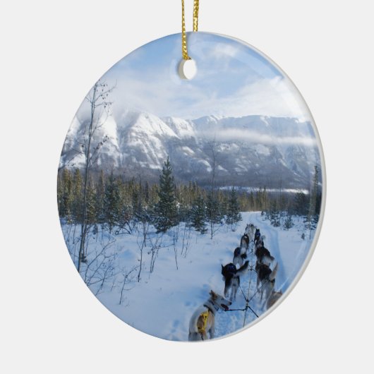 ParrotSleds — Landschap Keramisch Ornament (Links)