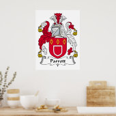 Parrott Family Crest Poster (Keuken)