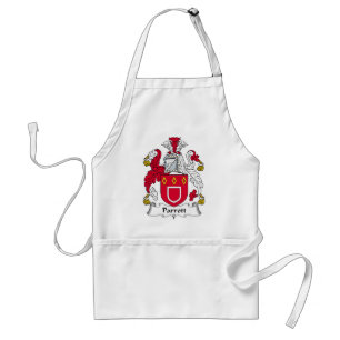 Parrott Family Crest Standaard Schort
