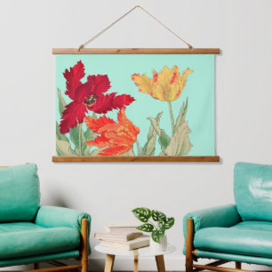 Parrottulp, Floral Hangend Wandkleed