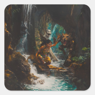 Parry Vierkante Sticker