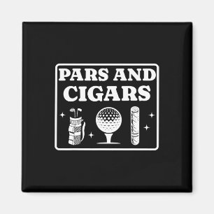 Pars En Sigaren Golf Liefhebber En Sigarenroker Pa Magneet