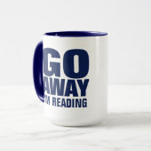 Pars, je lis les tasses de café drôles (Devant gauche)