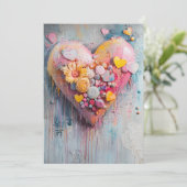 Parsemé d'amour Invitation | Douces petites taches (Debout devant)