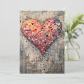 Parsemé d'amour Invitation | Joie lumineuse (Debout devant)