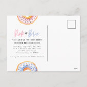 Parsemé de faire-part de baby shower beigne d'amou (Dos)