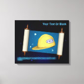 Parshat Bereshit - Yesh M'ayn Construction Company Canvas Afdruk (Voorkant)
