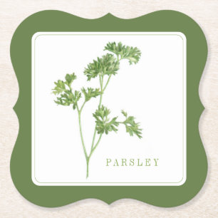 PARSIL FLEURISTE Sous-verre en papier (+texte) Ver