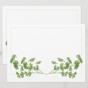 PARSLEY 6,5 x 8,75 Carte plate / Horizontal