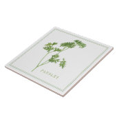 PARSLEY 6x6 FRAIS Carreaux en céramique (+texte) (Côté)
