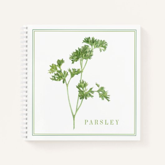 PARSLEY FRAIS 8,5x8,5 Carnet spiral (Devant)