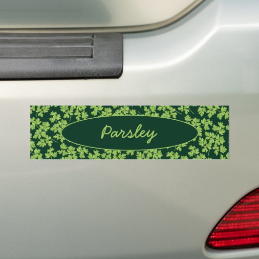 Parsley Pattern Bumpersticker (Op auto)