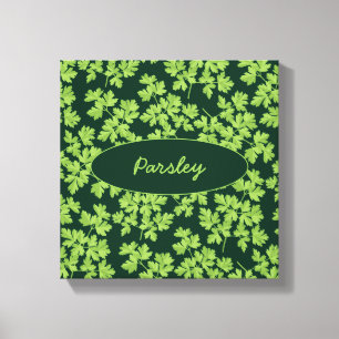 Parsley Pattern Canvas Afdruk