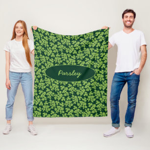 Parsley Pattern Fleece Deken