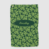 Parsley Pattern Golfhanddoek (Voorkant)