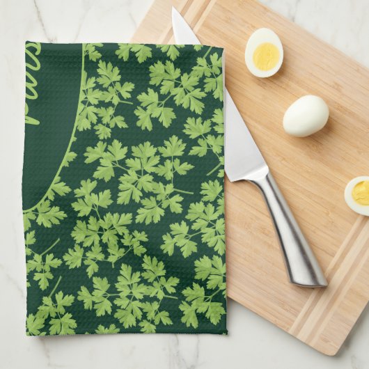 Parsley Pattern Theedoek (Quarter Fold)