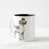 Parson Jack Russell Terrier Mug à deux tonalités (Devant gauche)