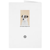 Parson Jack Russell Terrier Painting - Dog Art (Achterkant)