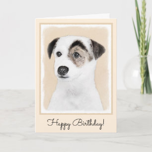 Parson Jack Russell Terrier Painting - Dog Art Kaart