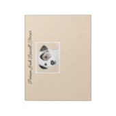 Parson Jack Russell Terrier Painting - Dog Art not Notitieblok (Gedraaid)