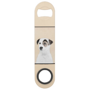 Parson Jack Russell Terrier Painting - Dog Art Speed Flessenopener