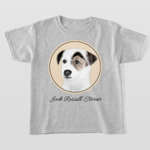 Parson Jack Russell Terrier Painting - Dog Art T-shirt