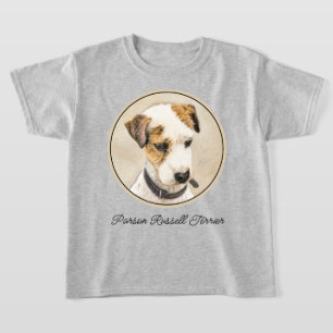 Parson Jack Russell Terrier Painting - Dog Art T-shirt