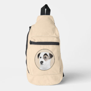 Parson Jack Russell Terrier Schilderij Huisdier Ho Sling Bag