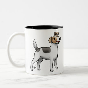 Parson Jack Russell Terrier Two-Tone Coffee Mok
