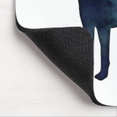 Parson Russel Terrier Black Waterverf Muismat (Hoek)