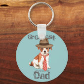 Parson Russell Dad Sleutelhanger (Voorkant)