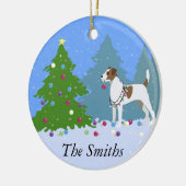 Parson Russell Terrier Décoration Arbre de Noël (Gauche)