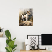 Parson Russell Terrier Dog Art Imprimer Poster (Bureau à domicile)