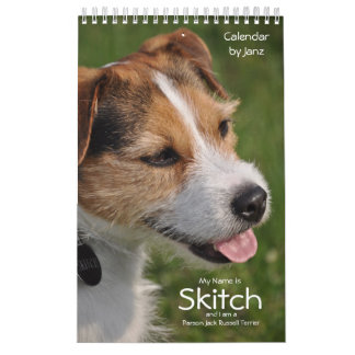 Parson Russell Terrier Dog Wall Calendar van Janz Kalender