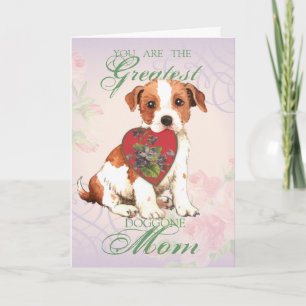 Parson Russell Terrier Heart mama Kaart