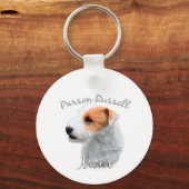 Parson Russell Terrier Moeder 2 Sleutelhanger (Voorkant)
