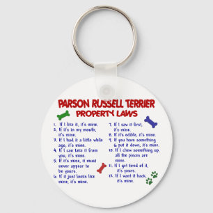 PARSON RUSSELL TERRIER Property Laws 2 Sleutelhanger
