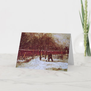 Parsonage Garden bij Nuenen door Vincent van Gogh Kaart