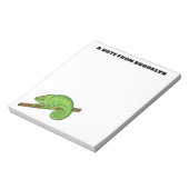 Parson's chameleon illustratie notitieblok (Gedraaid)
